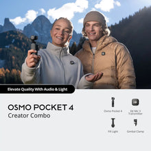 Load image into Gallery viewer, DJI Osmo Pocket 4 with Creator Combo accessories
