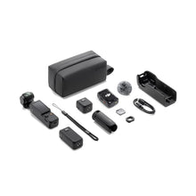 गैलरी व्यूवर में इमेज लोड करें, DJI Osmo Pocket 3 complete kit with camera, wireless mic, carrying case, grip, and cables