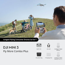 गैलरी व्यूवर में इमेज लोड करें, DJI Mini 3 Pro with N1 RC Fly More Plus Kit
