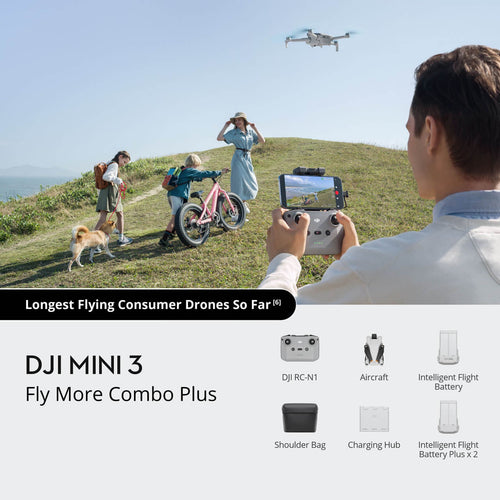DJI Mini 3 Pro with N1 RC Fly More Plus Kit
