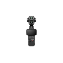 Load image into Gallery viewer, DJI Osmo Pocket 4P Standard Combo in black with dual-lens 1-inch and 3x gimbal camera and rotating touchscreen
