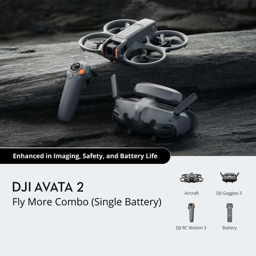 DJI Avata 2 Fly More Combo (Single Battery)(Rc Motion 3)(Goggles 3)